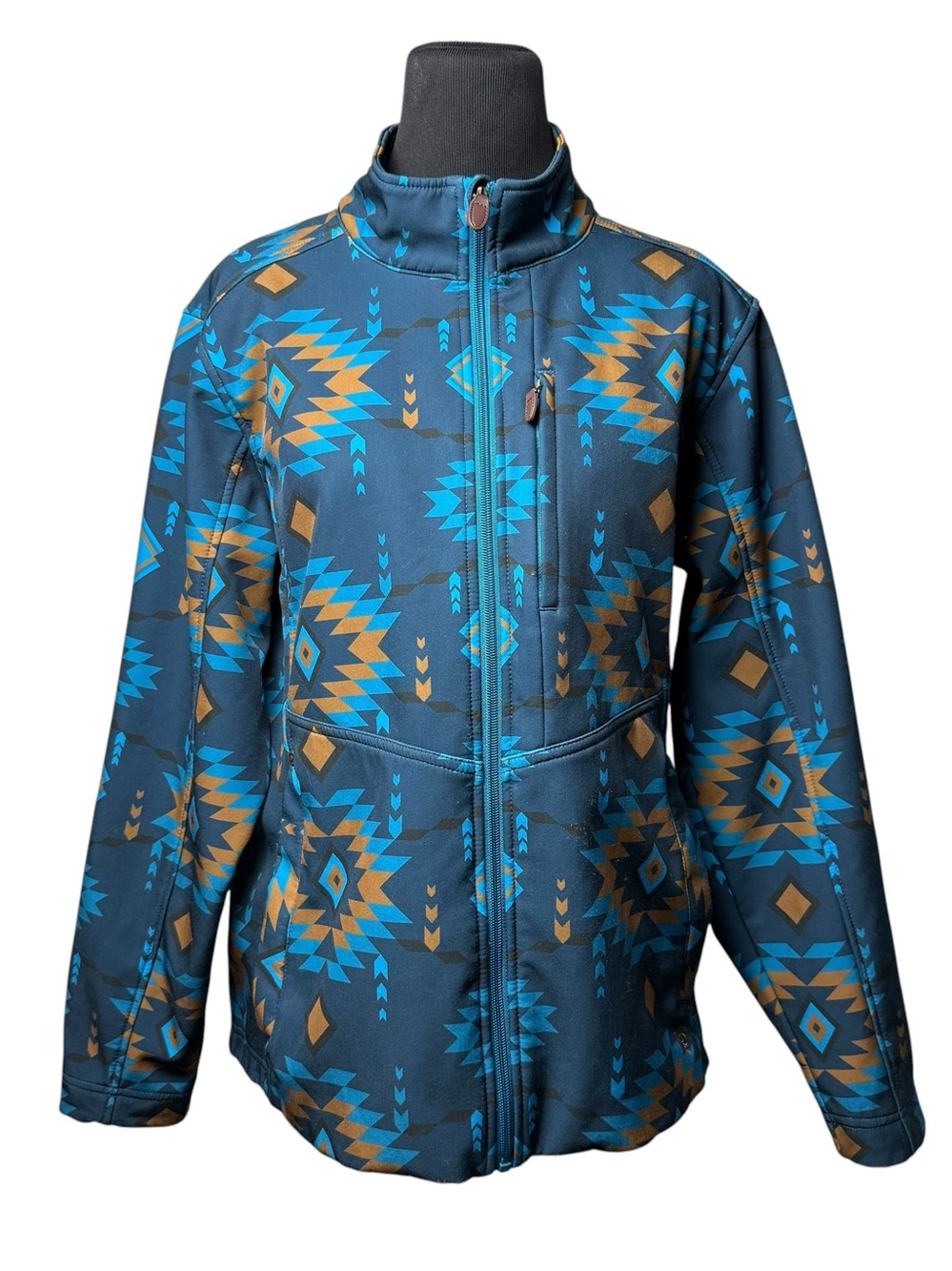 Ariat Softshell Jacket Sioux Falls Aztec FullZip Southwestern Tribal Cowgirl XXL